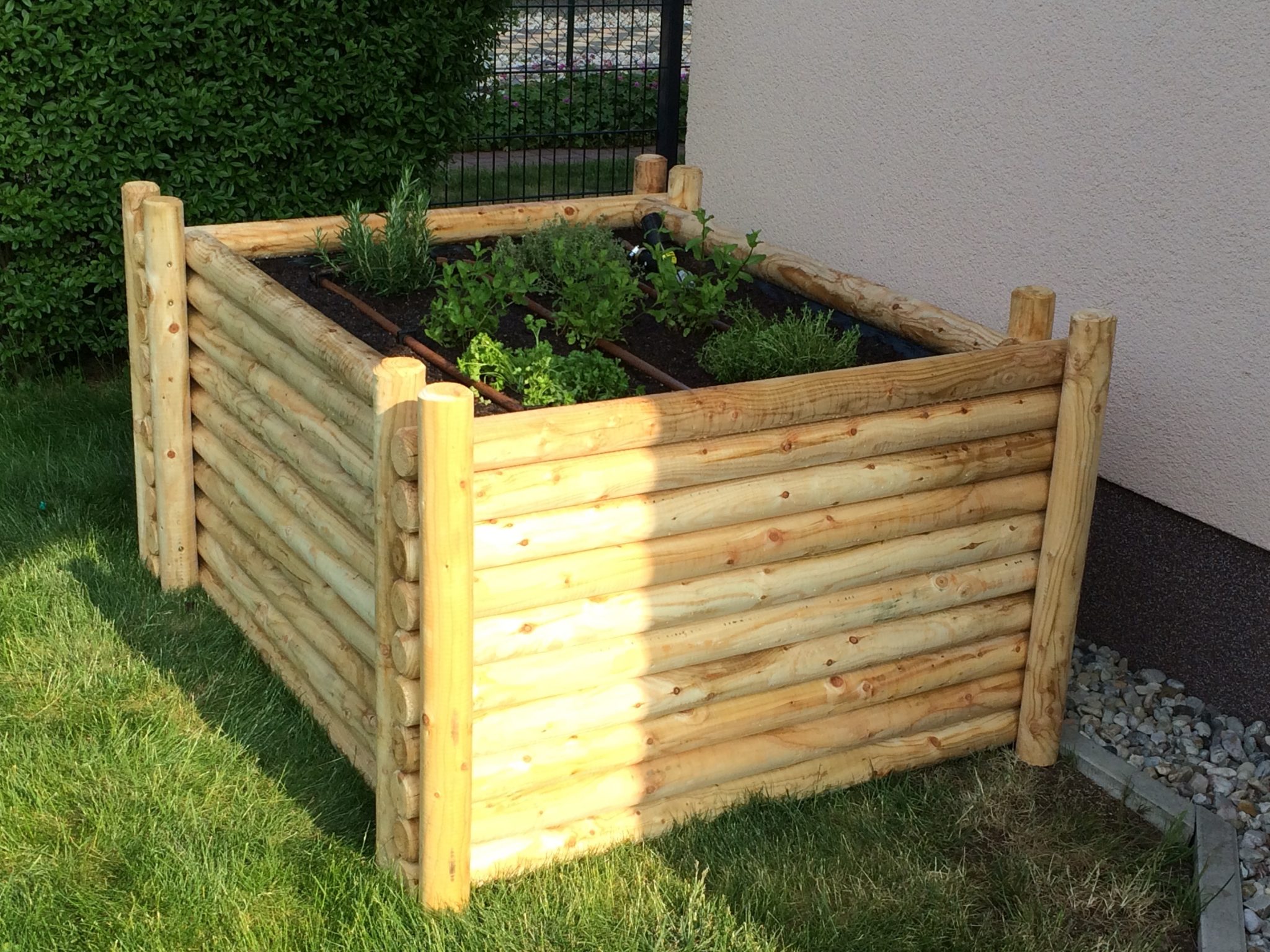 HOCHBEET, Größe 0 1,12 x 1,30 x 0,70m vormontierter Bausatz aus