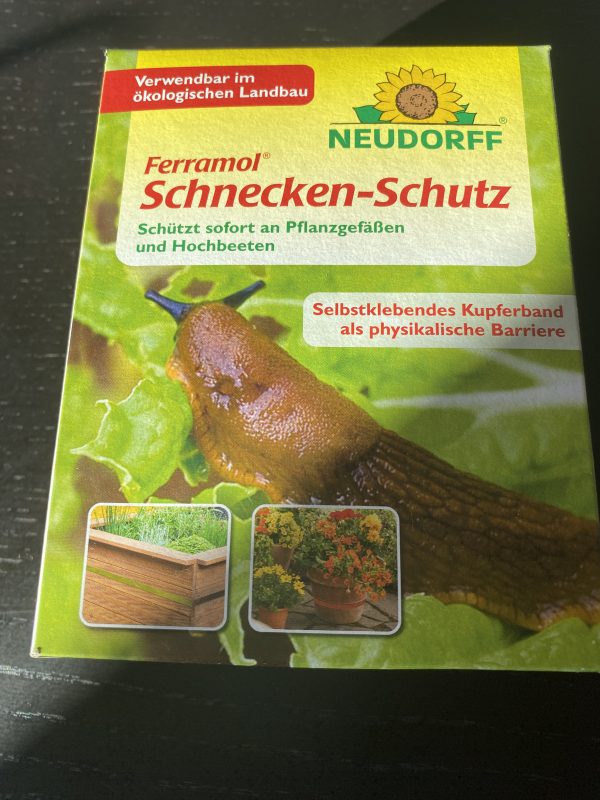 Schneckenschutz, Kupferband, Ferramol -Neudorff