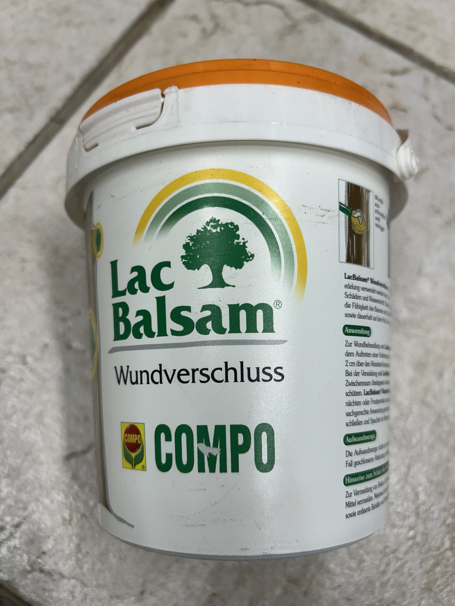 Lac Balsam, Wundverschlussmittel, Baumwachs für Veredlungen, 1kg -Compo